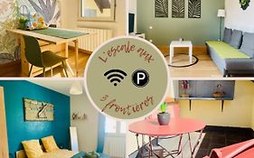 L'Escale Aux 3 Frontieres, Parking, Wifi, Balcon